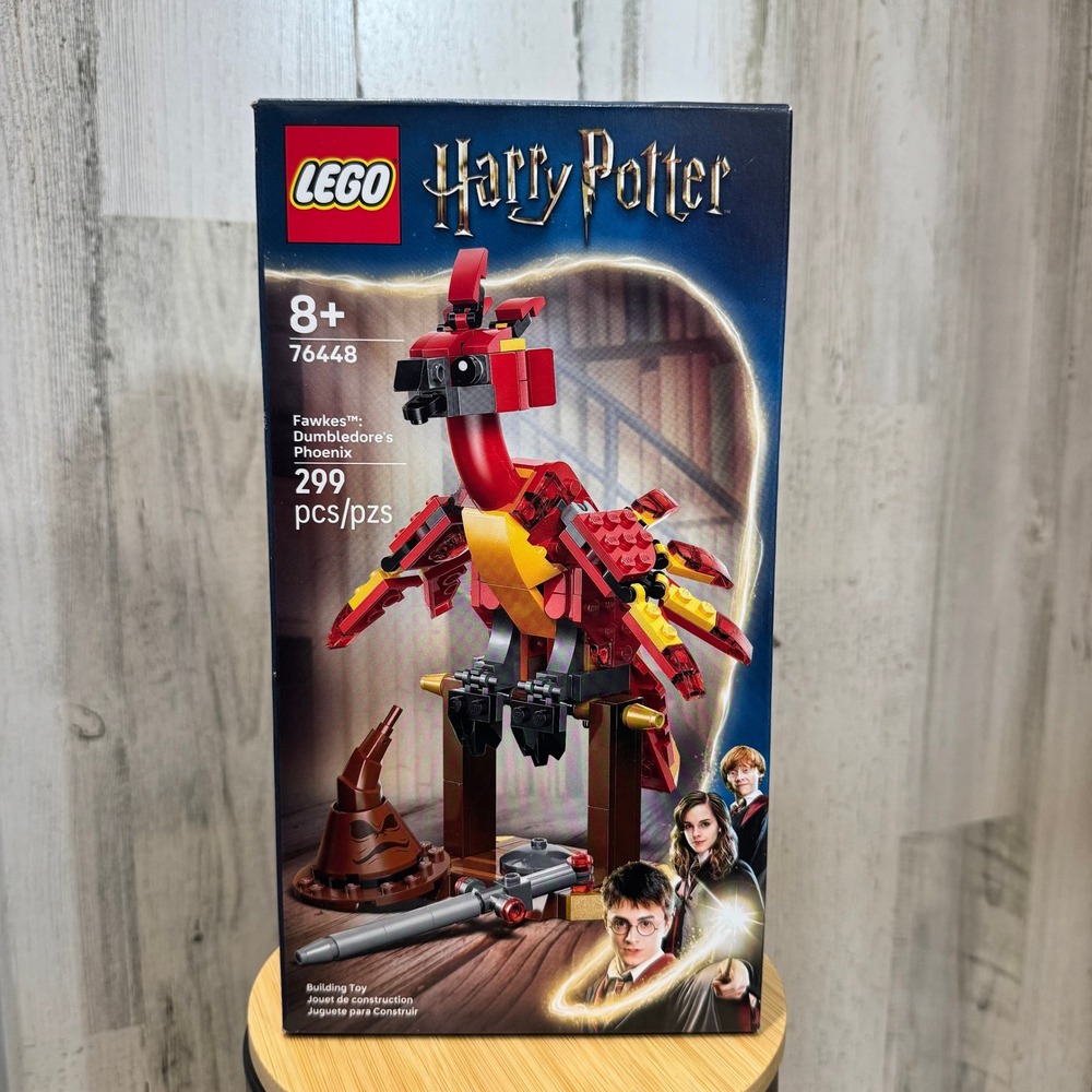 LEGO Harry Potter Fawkes Dumbledore's Phoenix 76448 Building Toy Set 299 Pcs